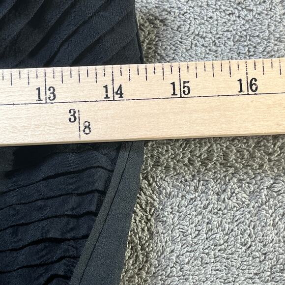 Silence + Noise Fortuna Maxi Dress Womens 2 Black Ombre‎ Strapless Goth Witchy - Picture 10 of 10